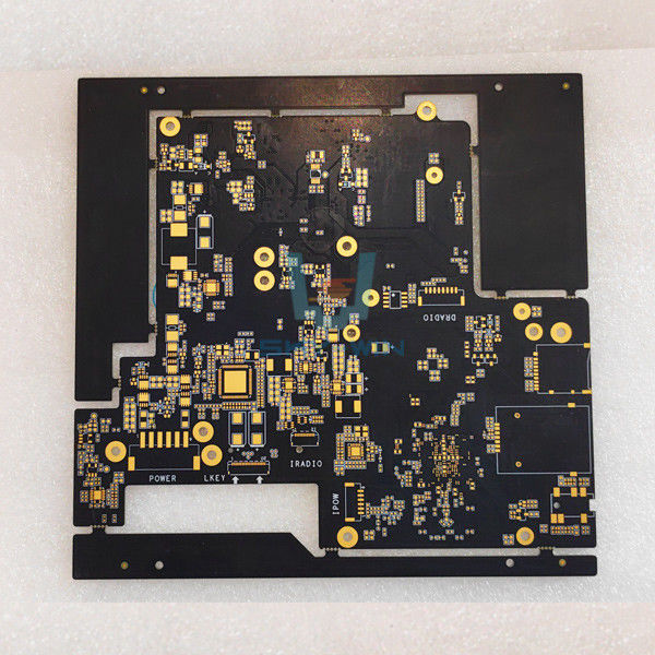 10 Layers Quick Turn PCB Fabrication Immersion Gold Surface Multilayer PCB Board Prototype